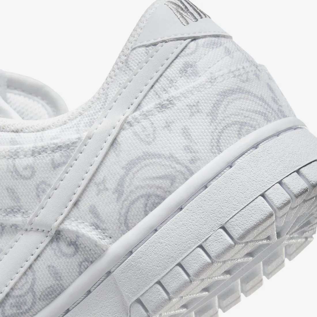 Nike SB Dunk Low White Paisley Grey Fog Shoes DJ9955-100