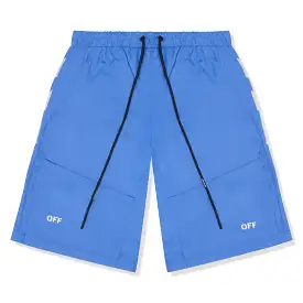 Off-White Athletic Cargo Shorts Blue