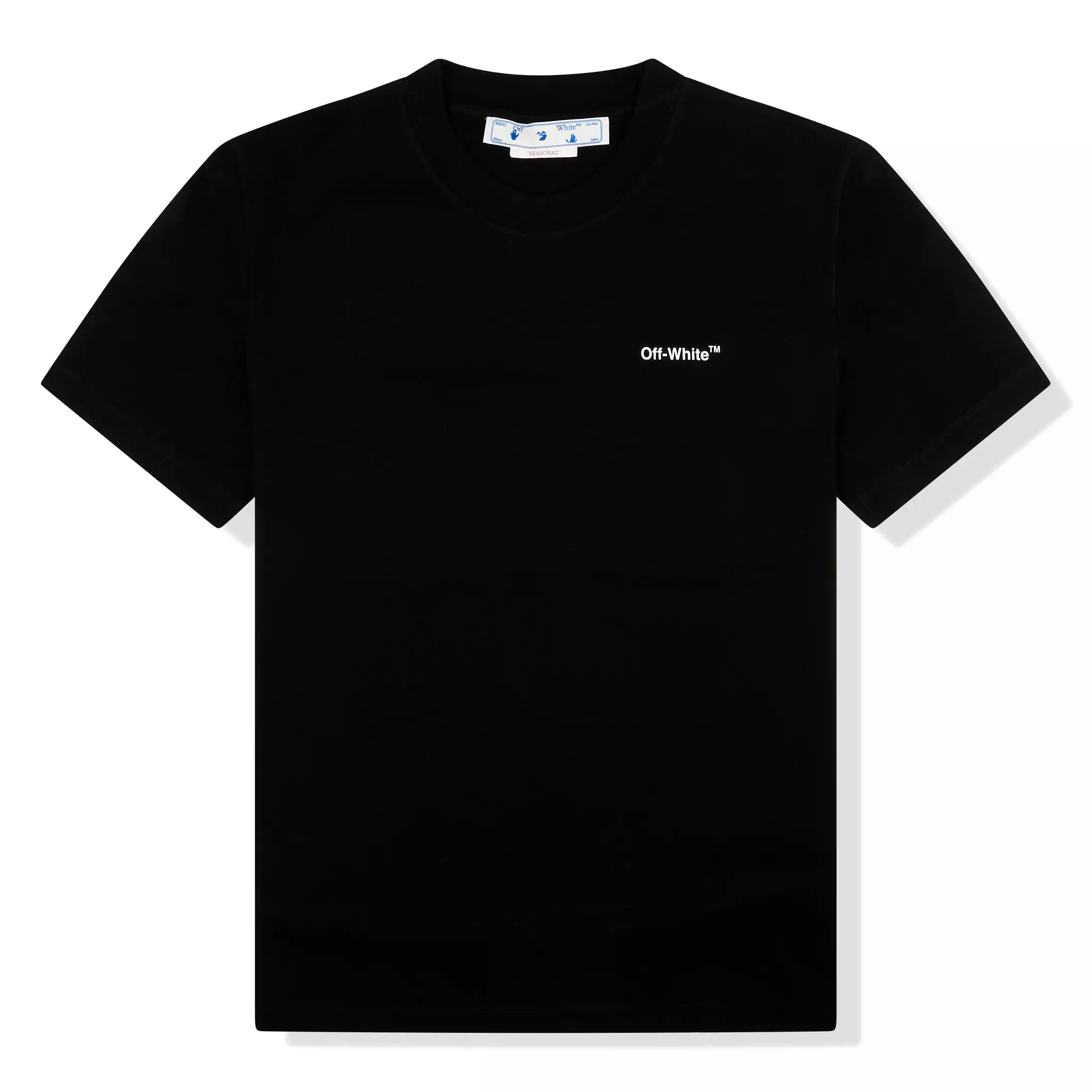 Off-White Waves Diagonals Black T Shirt