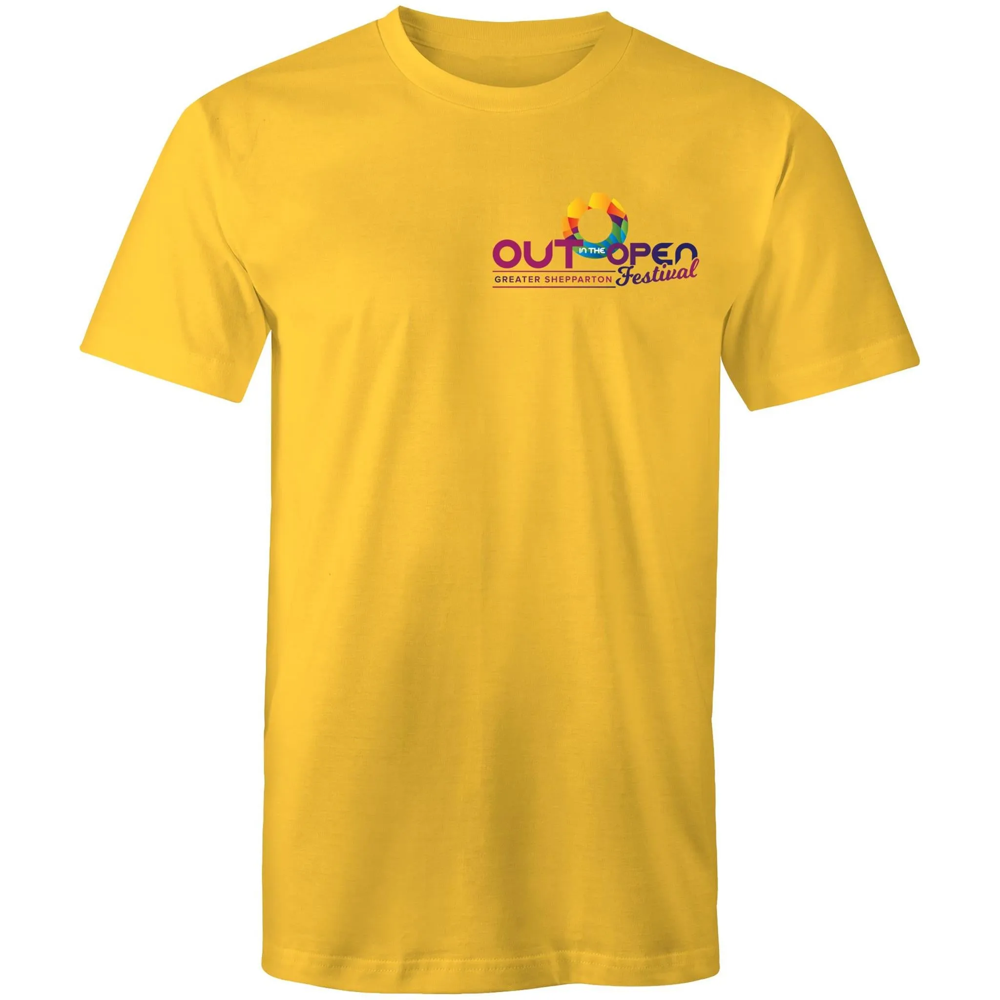 Out in the Open Festival 2022 Double Sided T-Shirt All Gender (LG164)