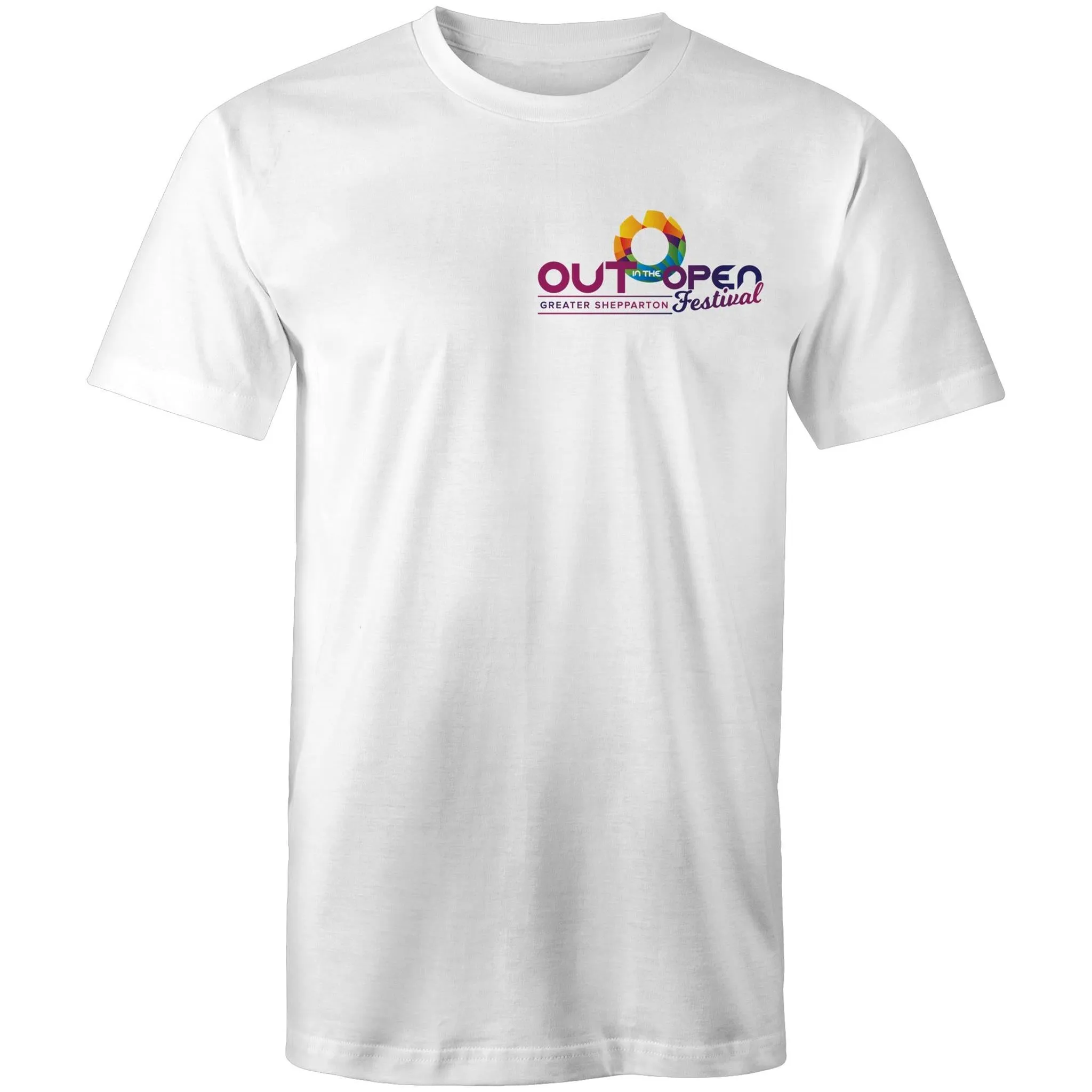 Out in the Open Festival 2022 Double Sided T-Shirt All Gender (LG164)