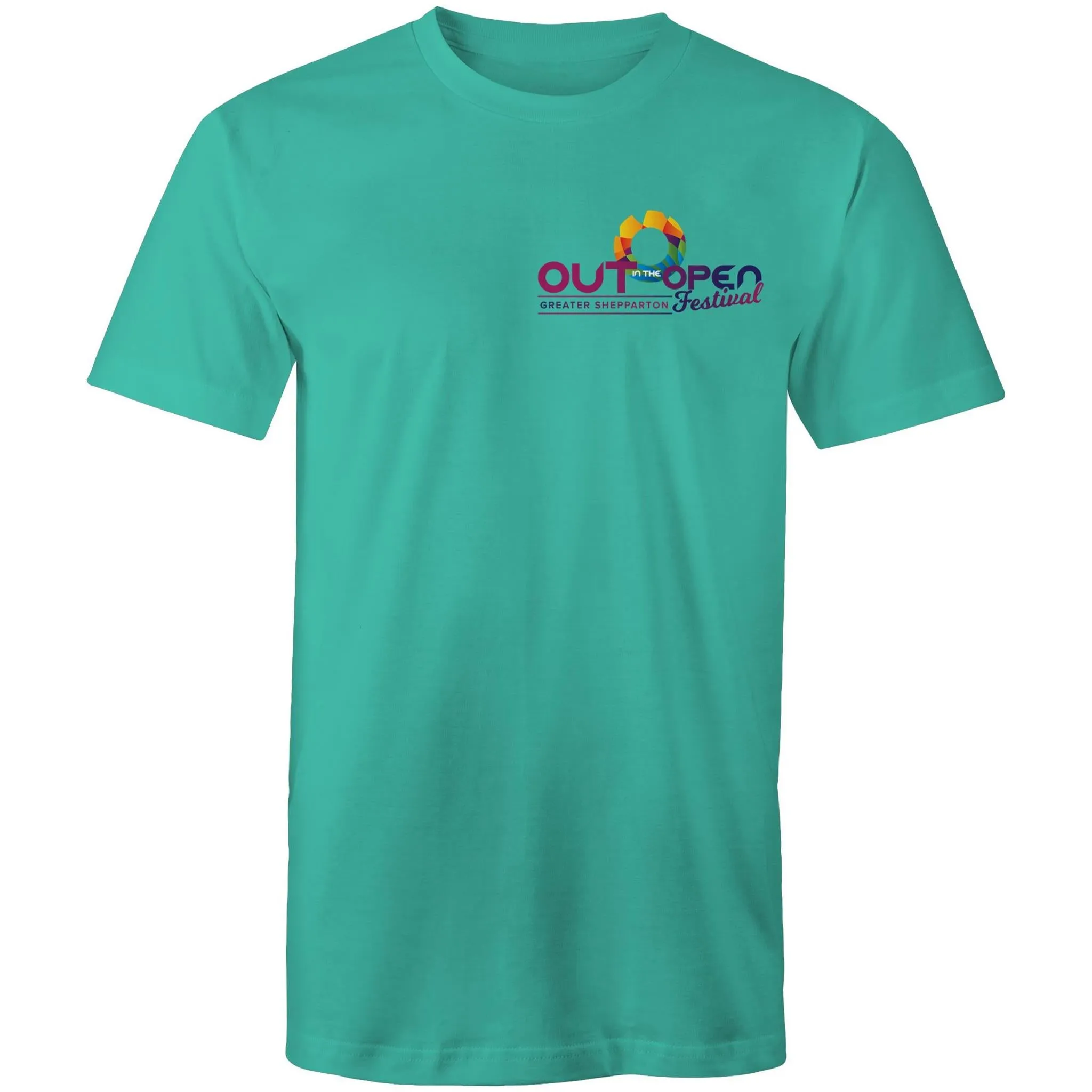 Out in the Open Festival 2022 Double Sided T-Shirt All Gender (LG164)