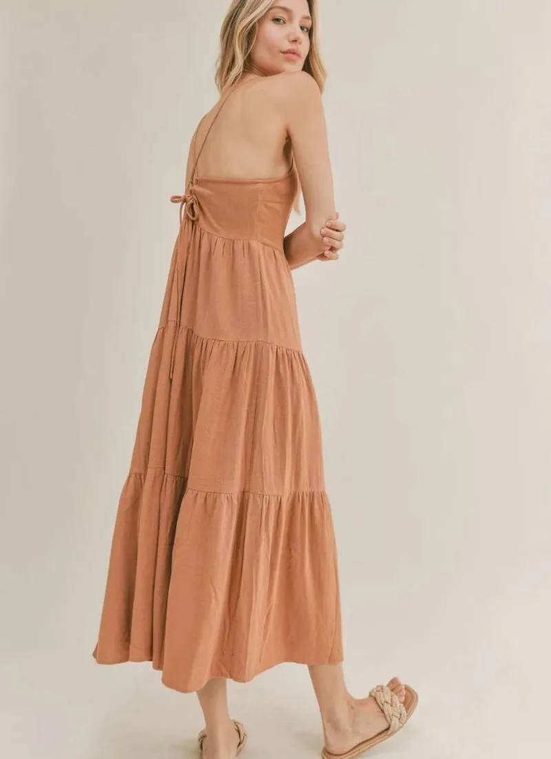 Out West Tiered Maxi Dress