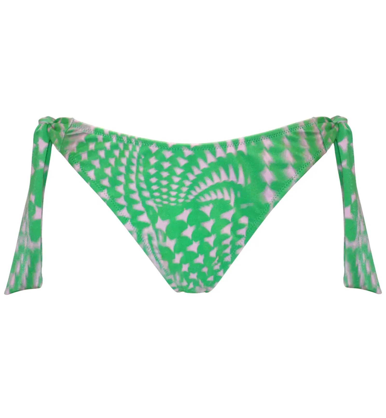 Pour Moi Portofino High Leg Tie Side Swim Brief (29702) - Green/Pink