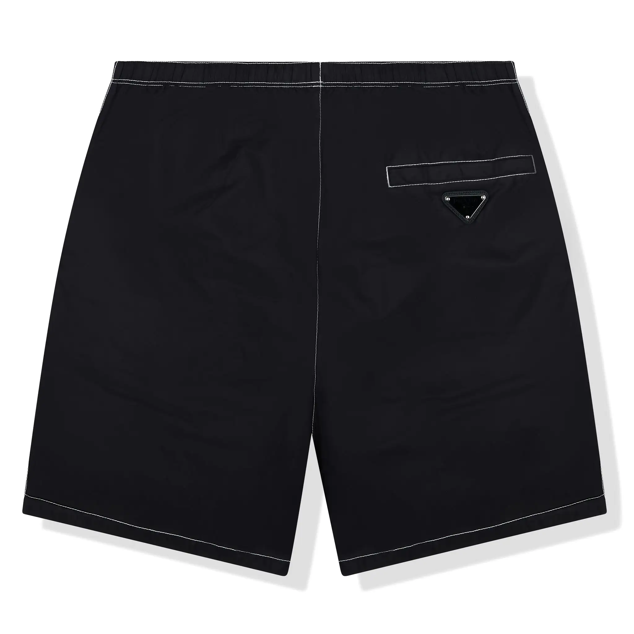 Prada Re-Nylon Black Swim Shorts