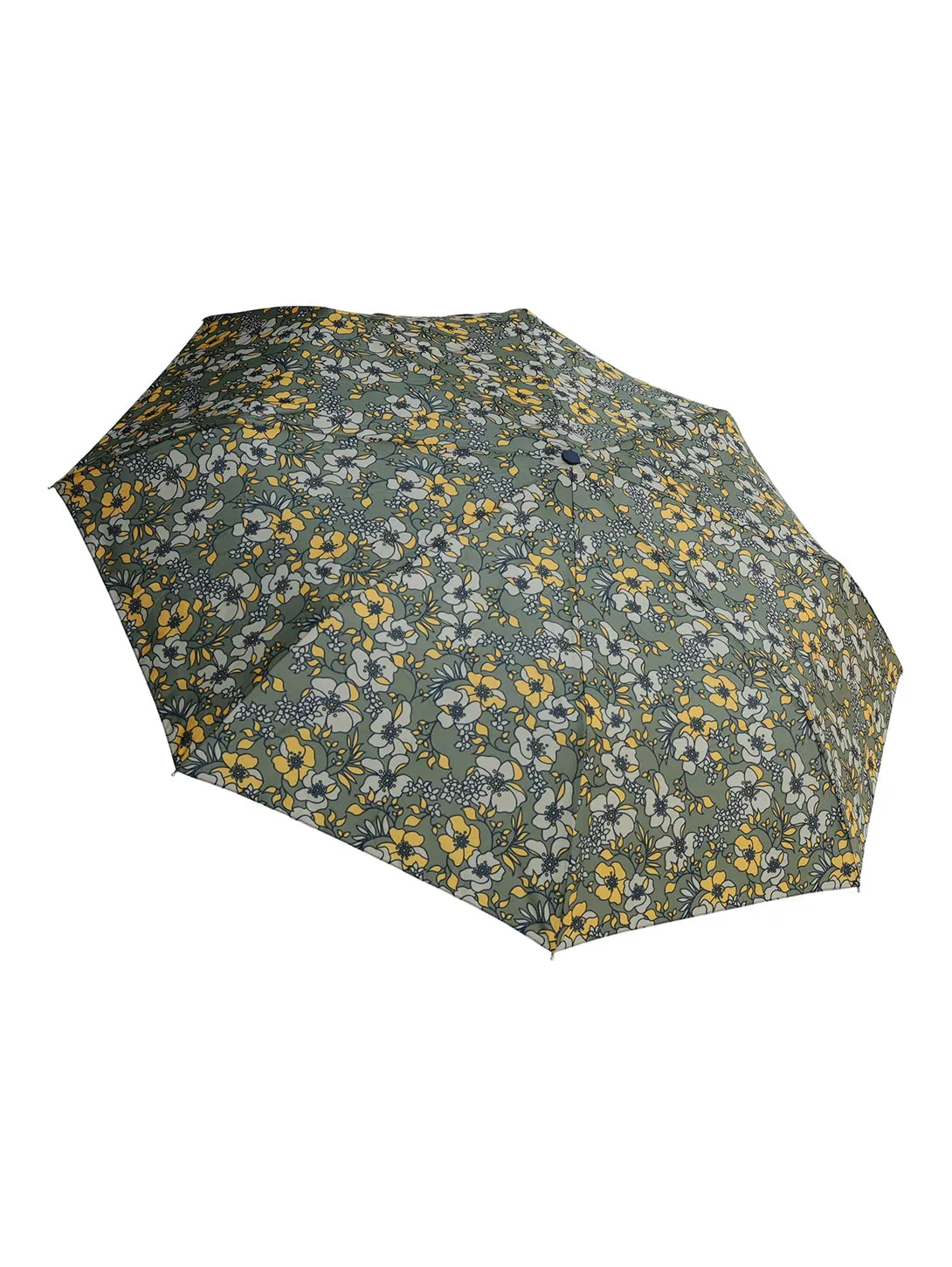 Printed Umbrella - Olive Flowers