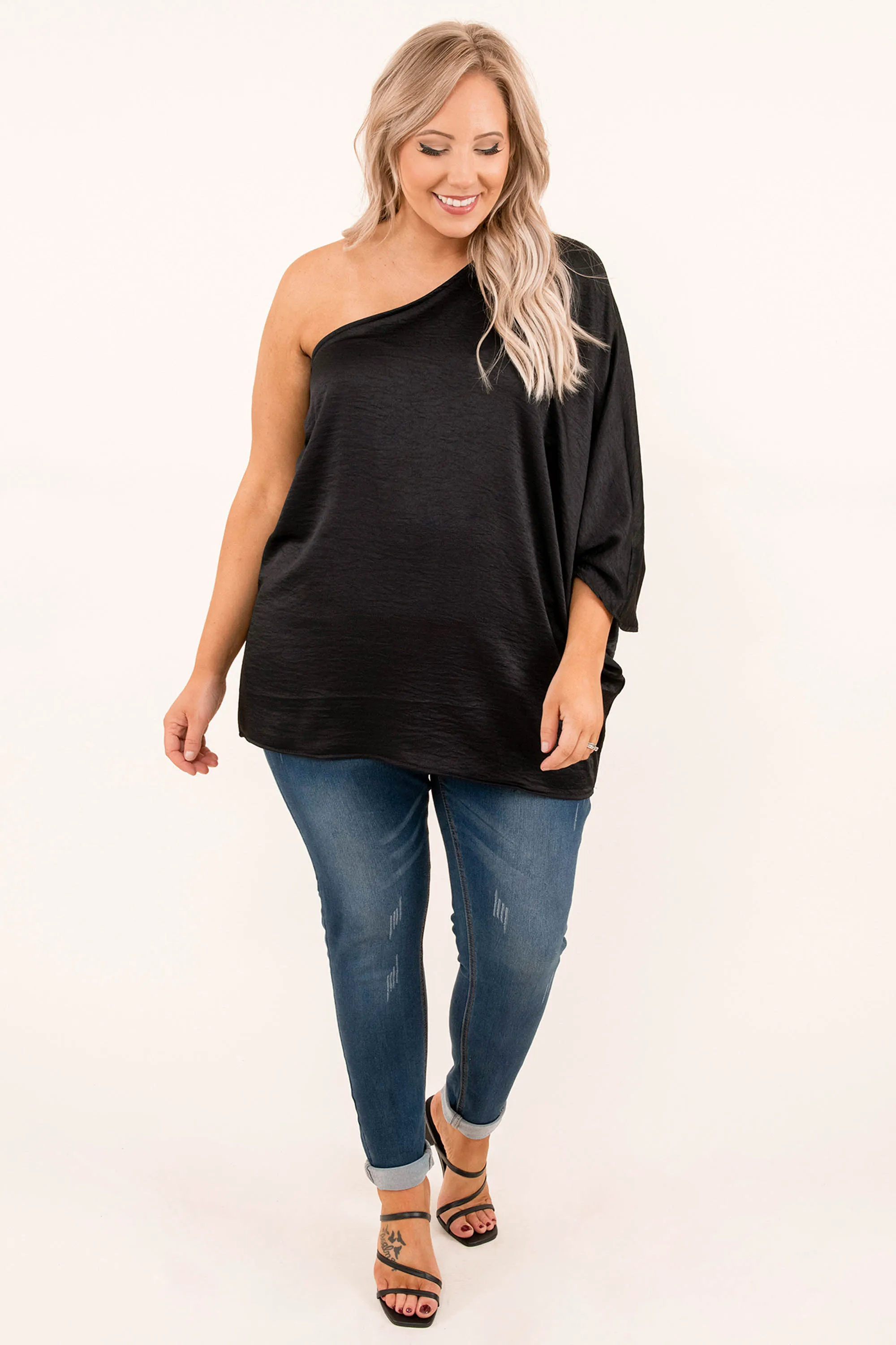 Skip The Business Top, Black