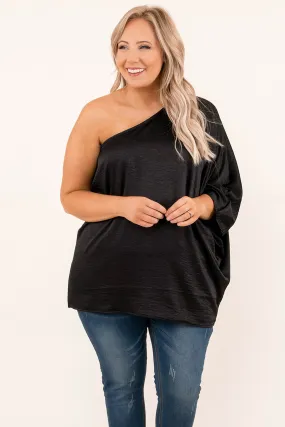 Skip The Business Top, Black