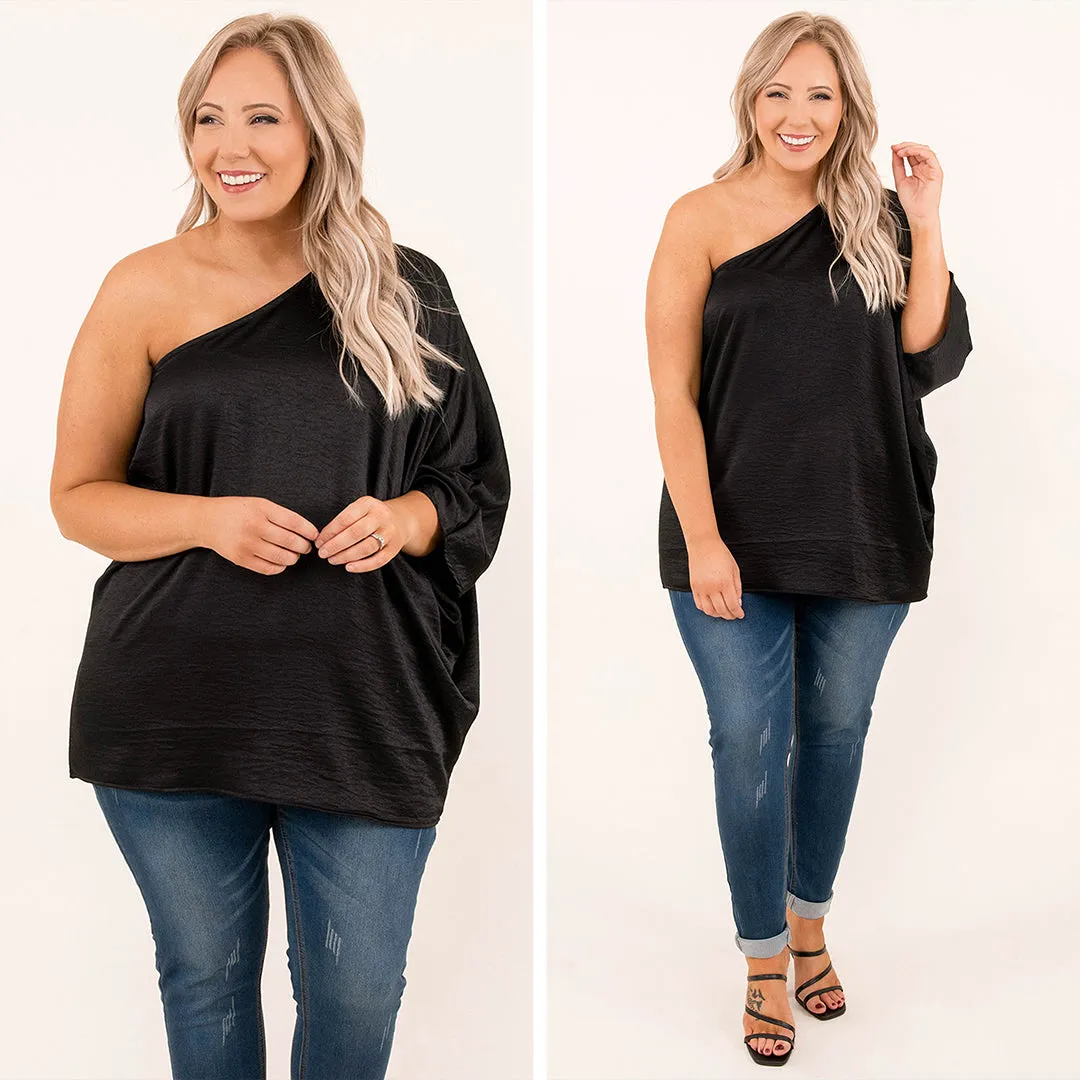 Skip The Business Top, Black