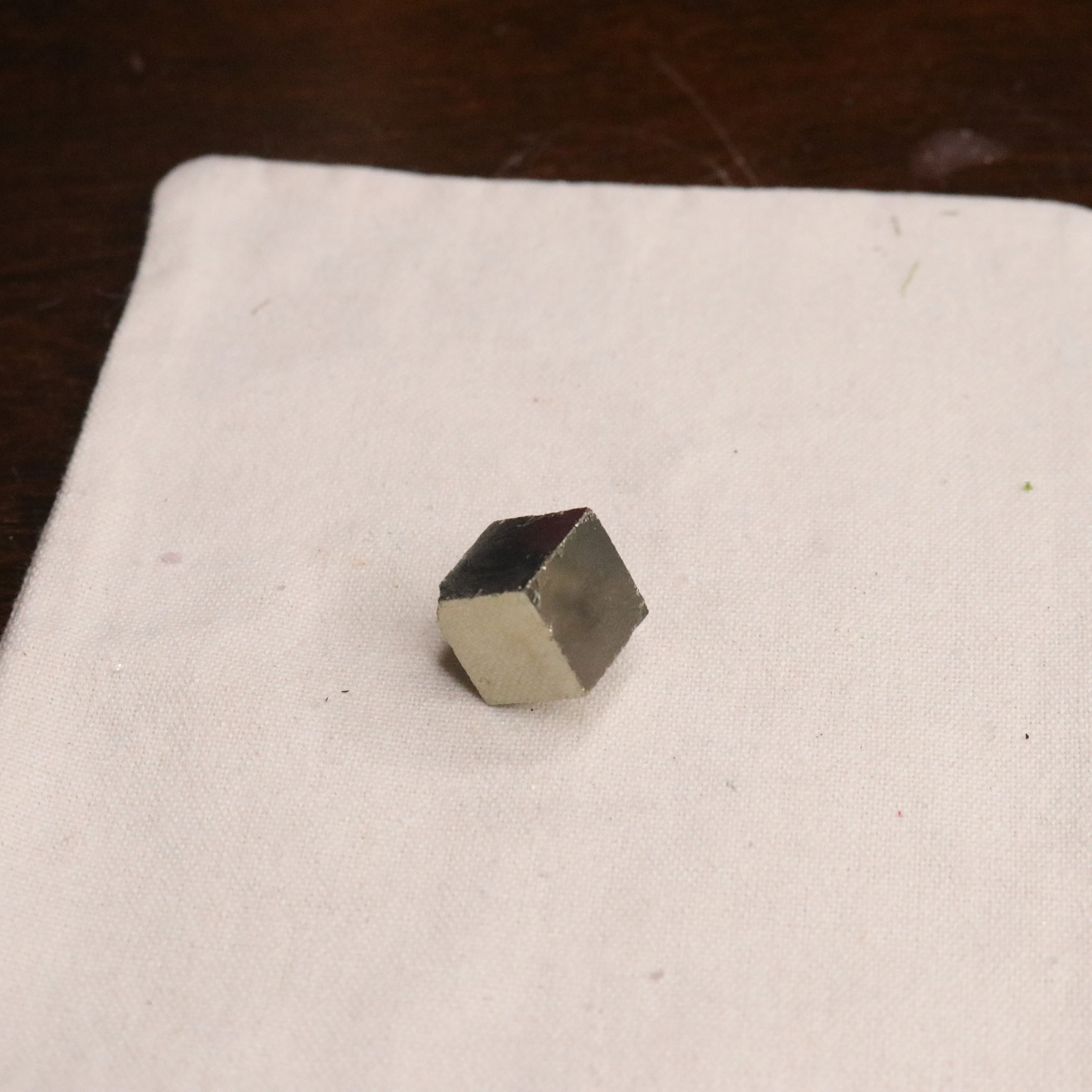 Small Unique  Pyrite Cube from Peru