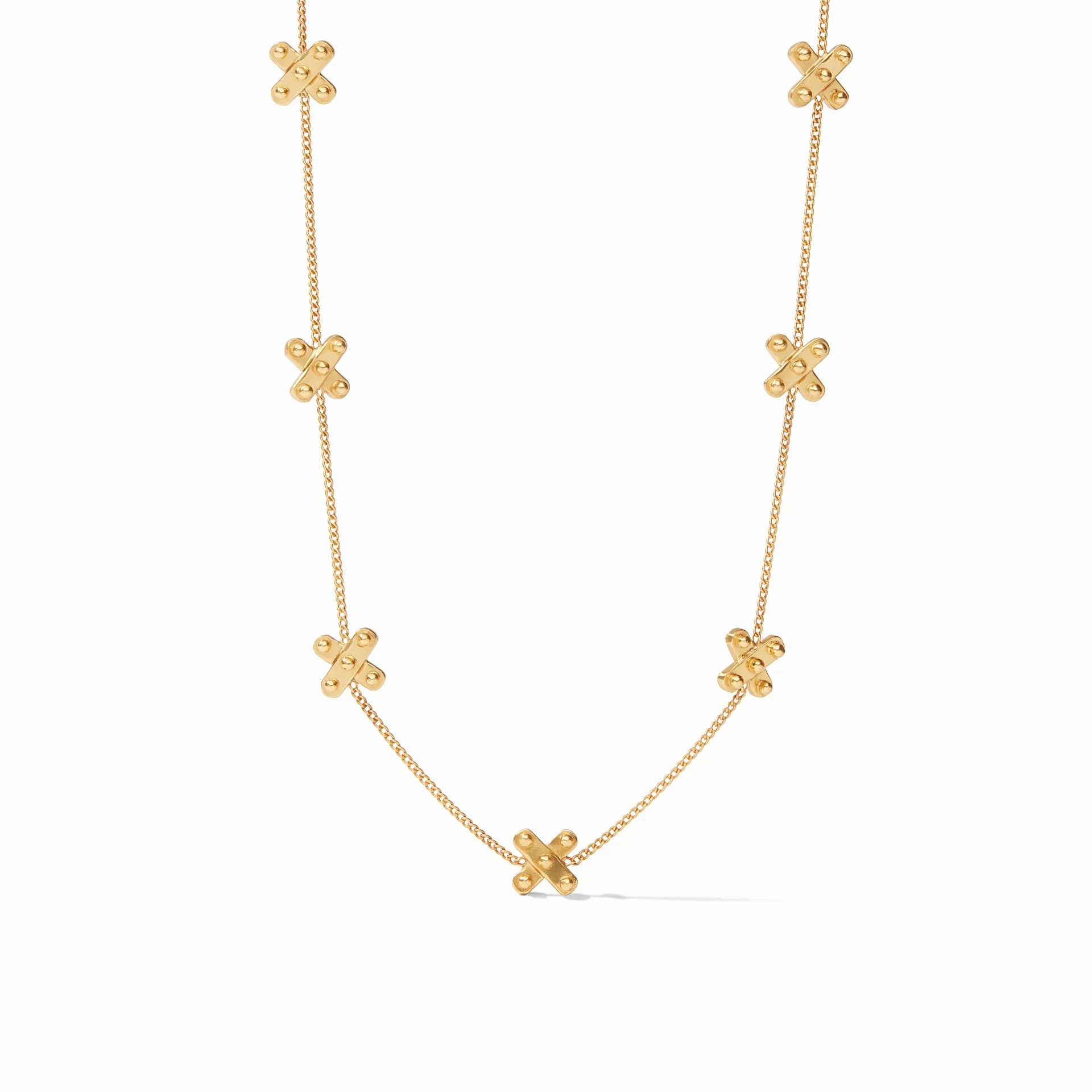 SoHo Delicate Station Necklace Gold 17-18-19 Inches by Julie Vos