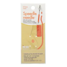 Speedle Needle, For 15/0 & 11/0 Seed Beads, 2 Needles, Stainless Steel