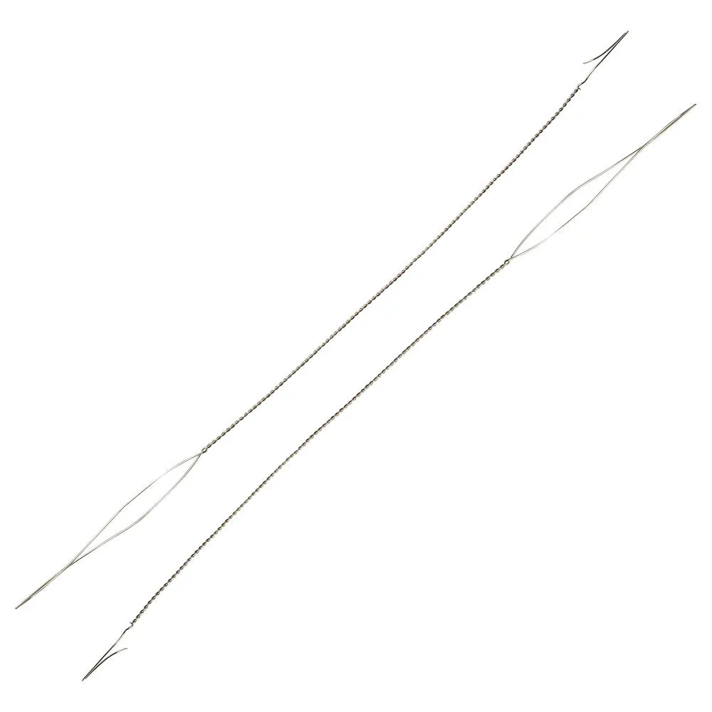 Speedle Needle, For 15/0 & 11/0 Seed Beads, 2 Needles, Stainless Steel