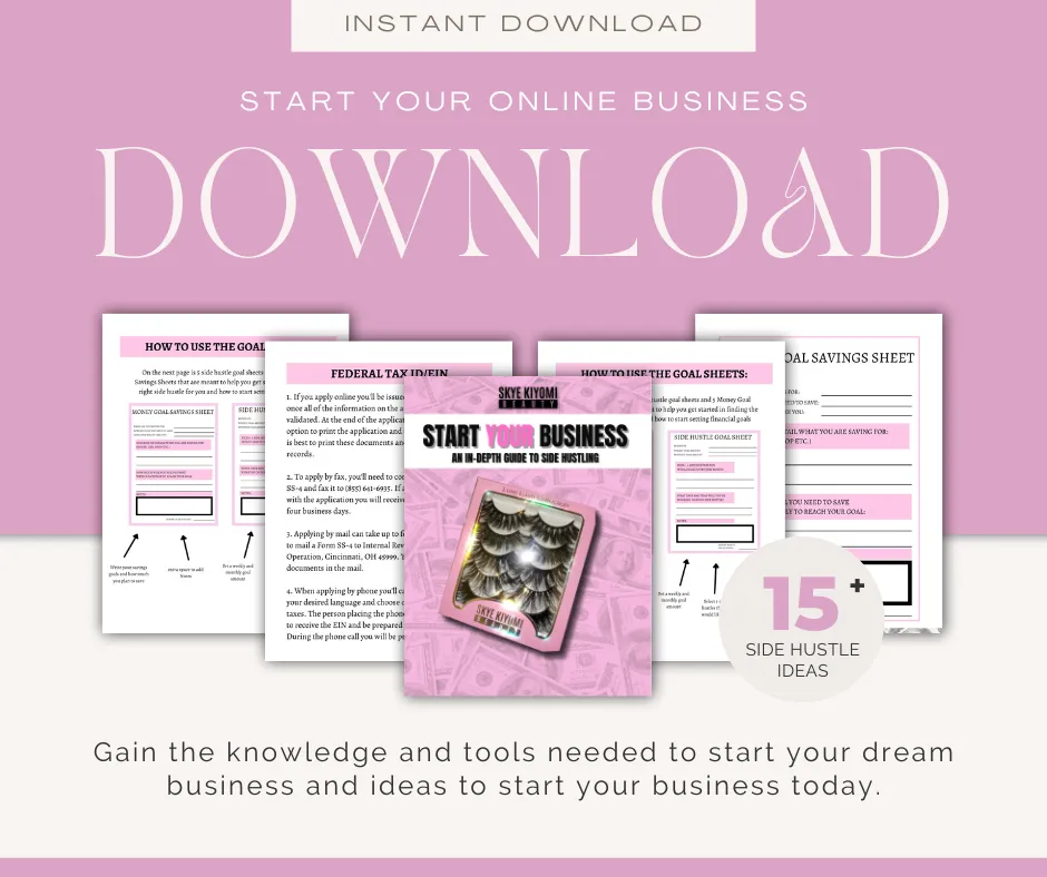 Start Your Business EBook (Digital Download)