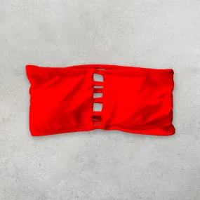 Strappy Bandeau Top - ROUGE RED