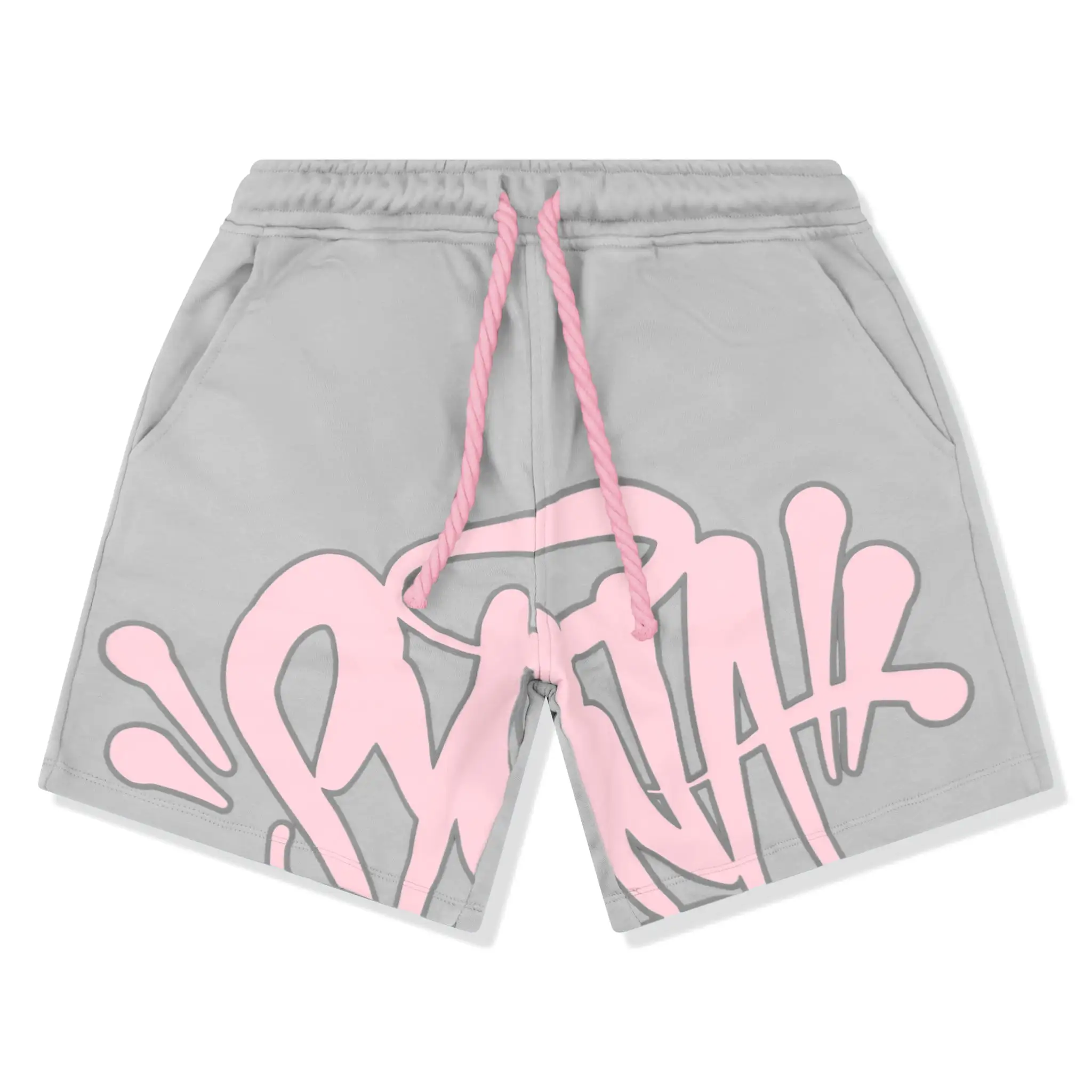 Syna World Logo Grey Pink T-Shirt & Shorts