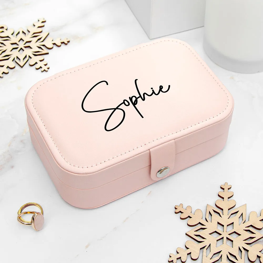 Treat Republic Blush Pink Jewellery Case