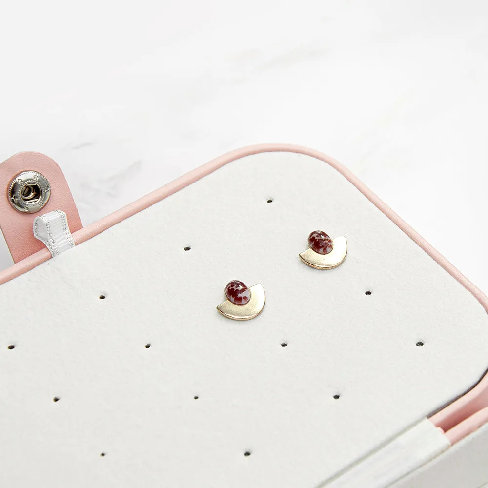 Treat Republic Blush Pink Jewellery Case