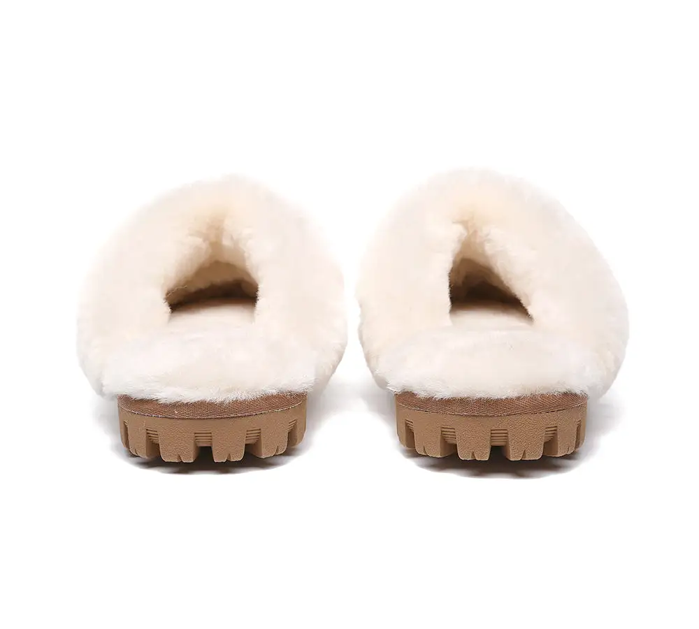 UGG AUSTRALIAN SHEPHERD Double Face Sheepskin Wool Slippers Suzie Scuff