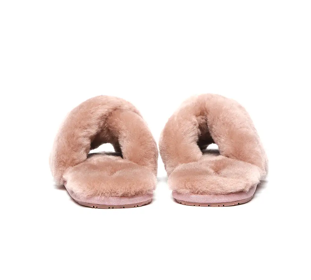 UGG Australian Shepherd Fluffy Crossover Slides Linty Limited Edition