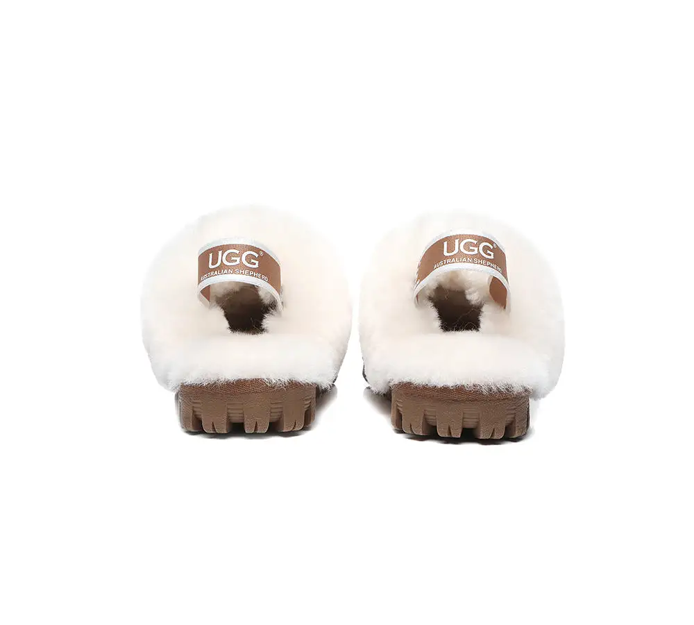 UGG Australian Shepherd Kids Slingback Ugg Slipper Waffle Plus