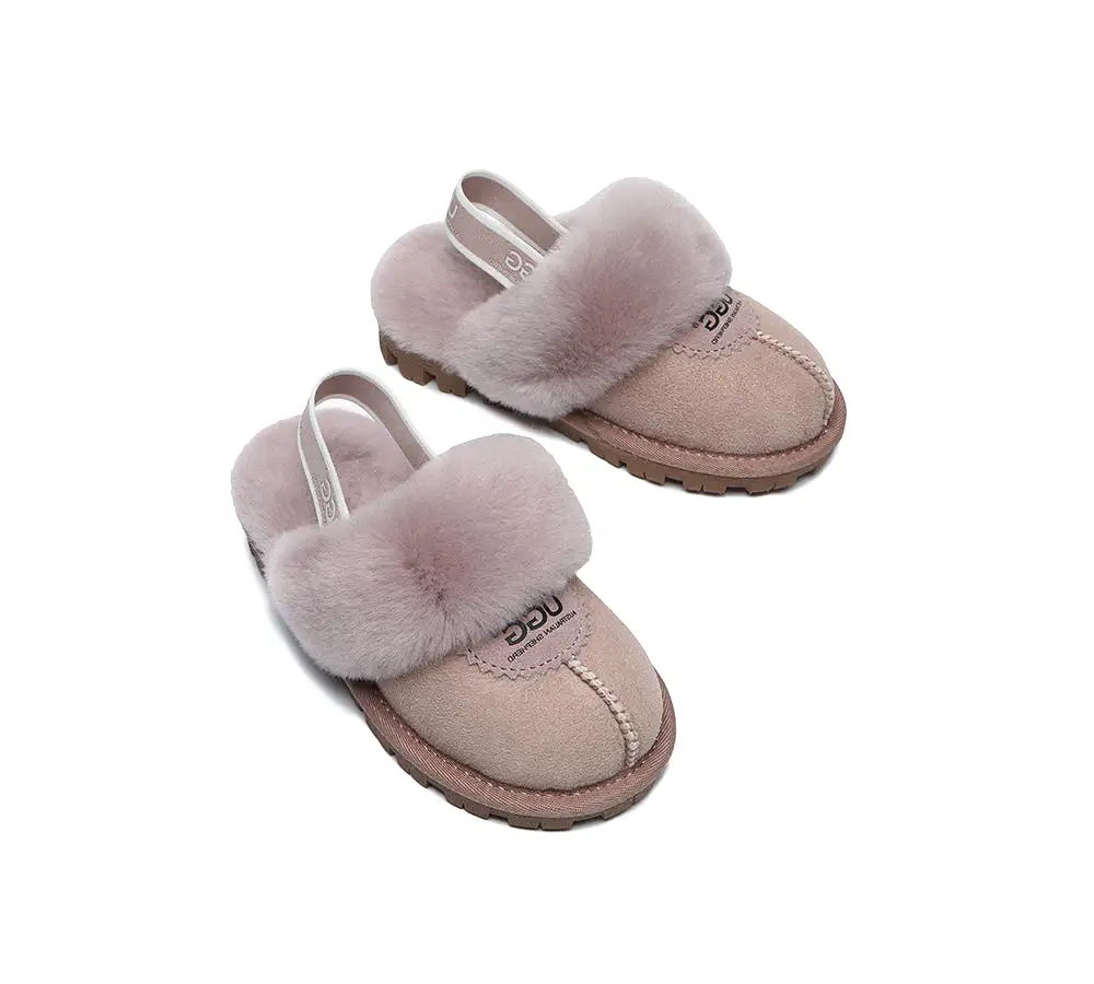 UGG Australian Shepherd Kids Slingback Ugg Slipper Waffle Plus