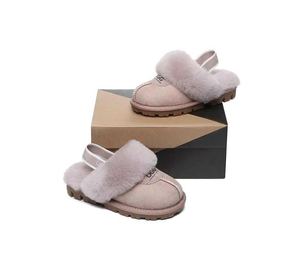 UGG Australian Shepherd Kids Slingback Ugg Slipper Waffle Plus