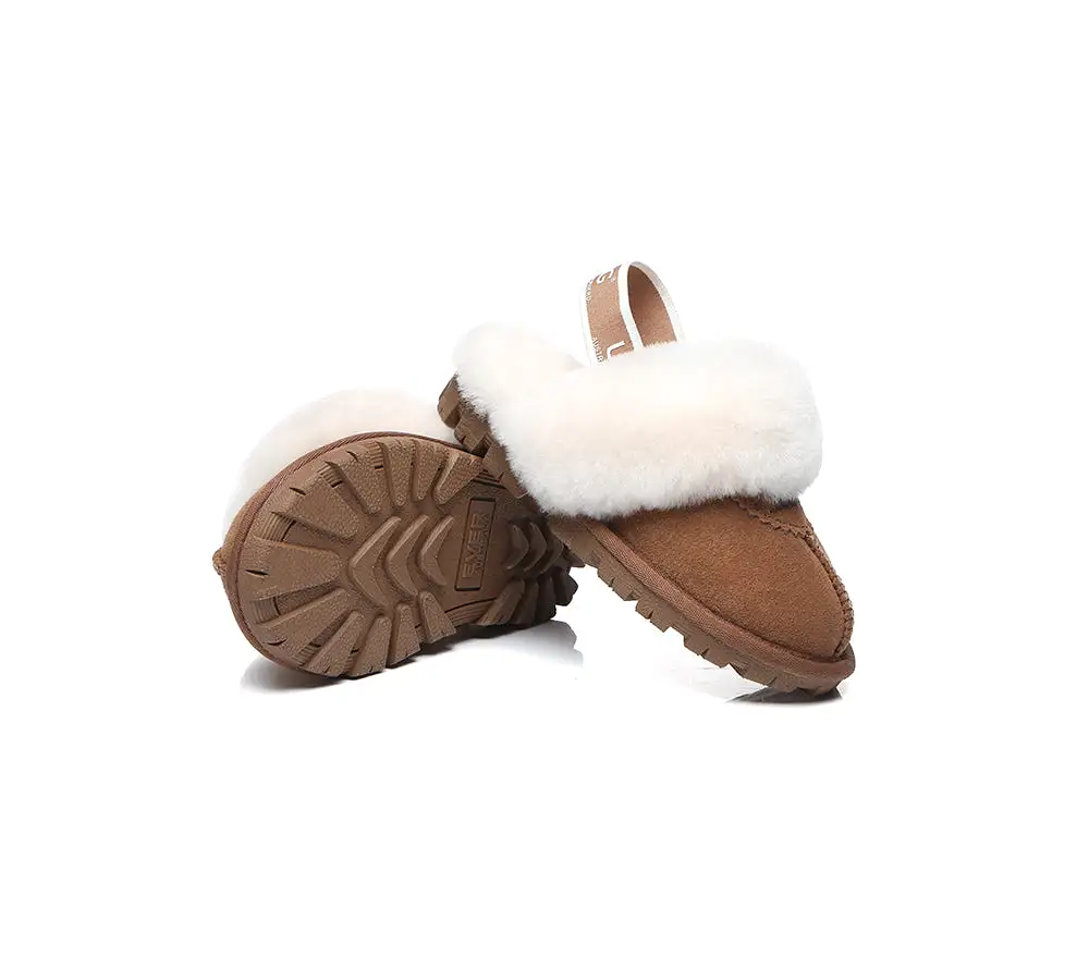 UGG Australian Shepherd Kids Slingback Ugg Slipper Waffle Plus