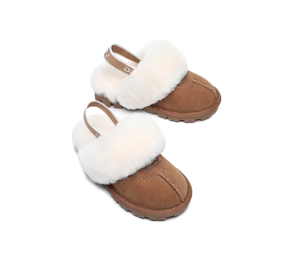 UGG Australian Shepherd Kids Slingback Ugg Slipper Waffle Plus