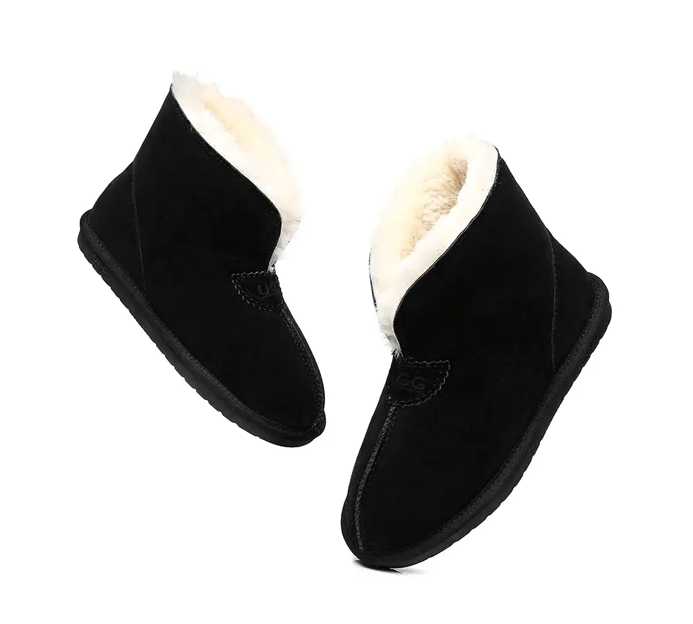 UGG Australian Shepherd Parker Unisex Ankle Premium Double-Face Sheepskin Home Water-Resistant Slipper