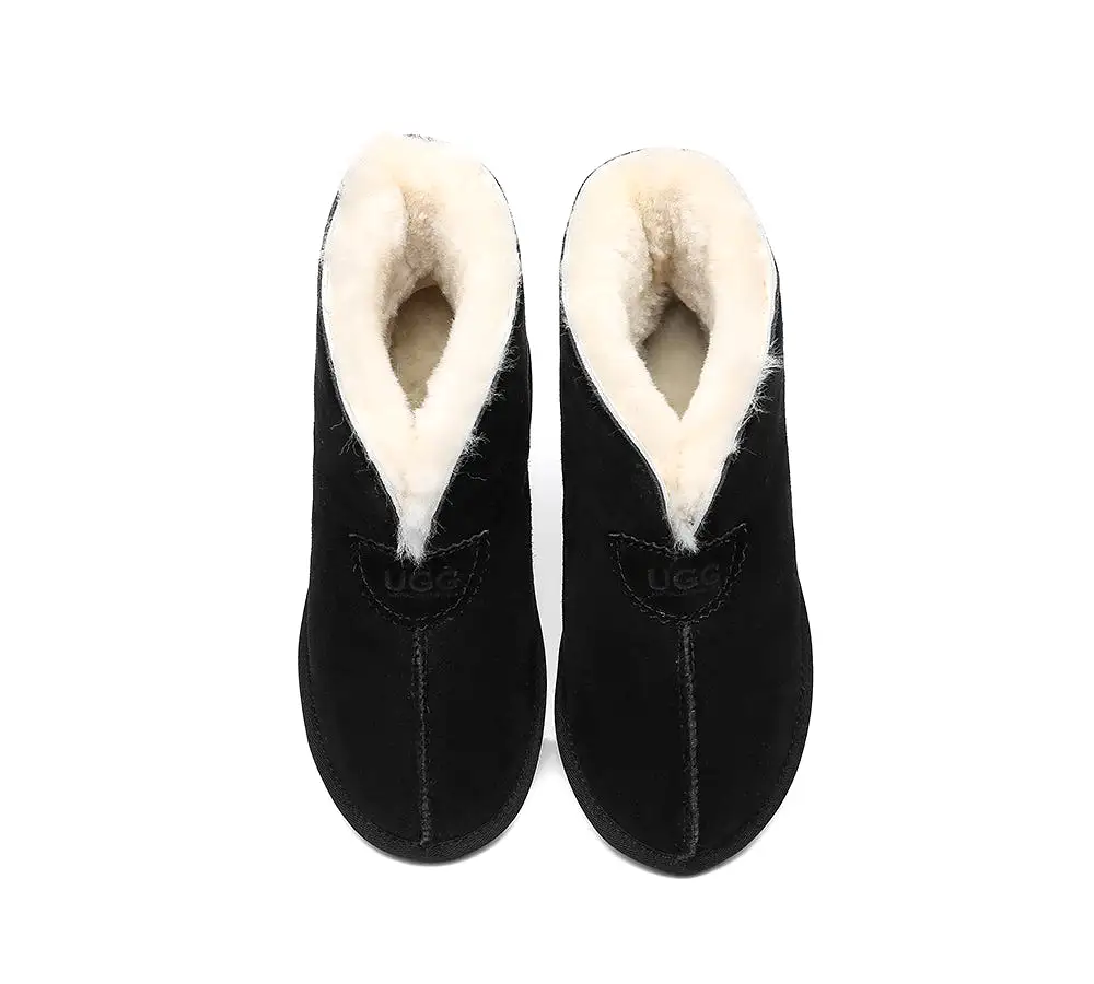 UGG Australian Shepherd Parker Unisex Ankle Premium Double-Face Sheepskin Home Water-Resistant Slipper