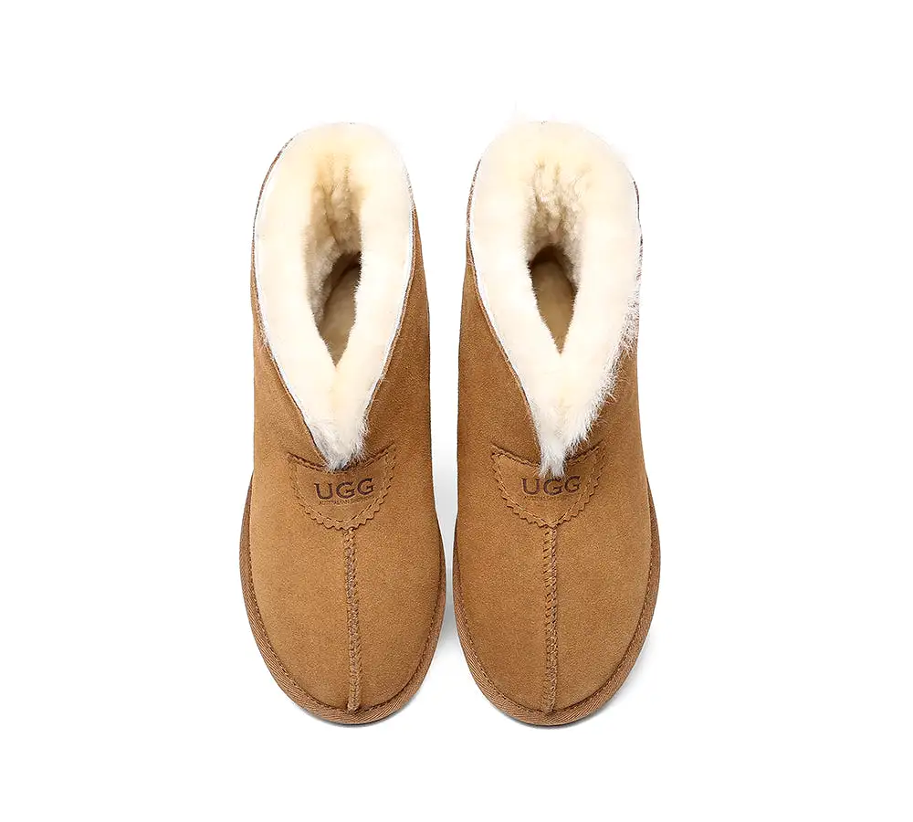 UGG Australian Shepherd Parker Unisex Ankle Premium Double-Face Sheepskin Home Water-Resistant Slipper