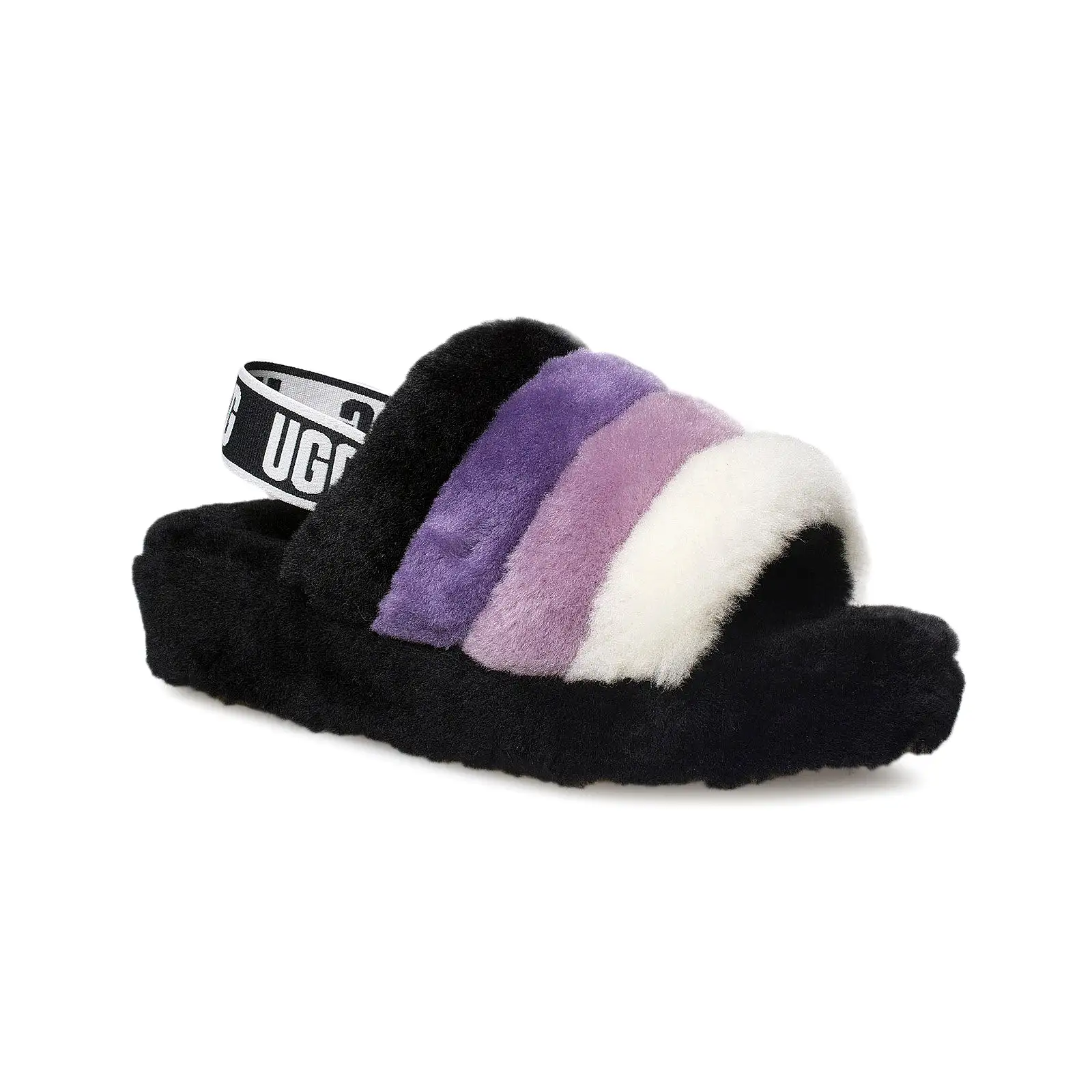 UGG Fluff Yeah Slide Violet Multi Slippers - Women's