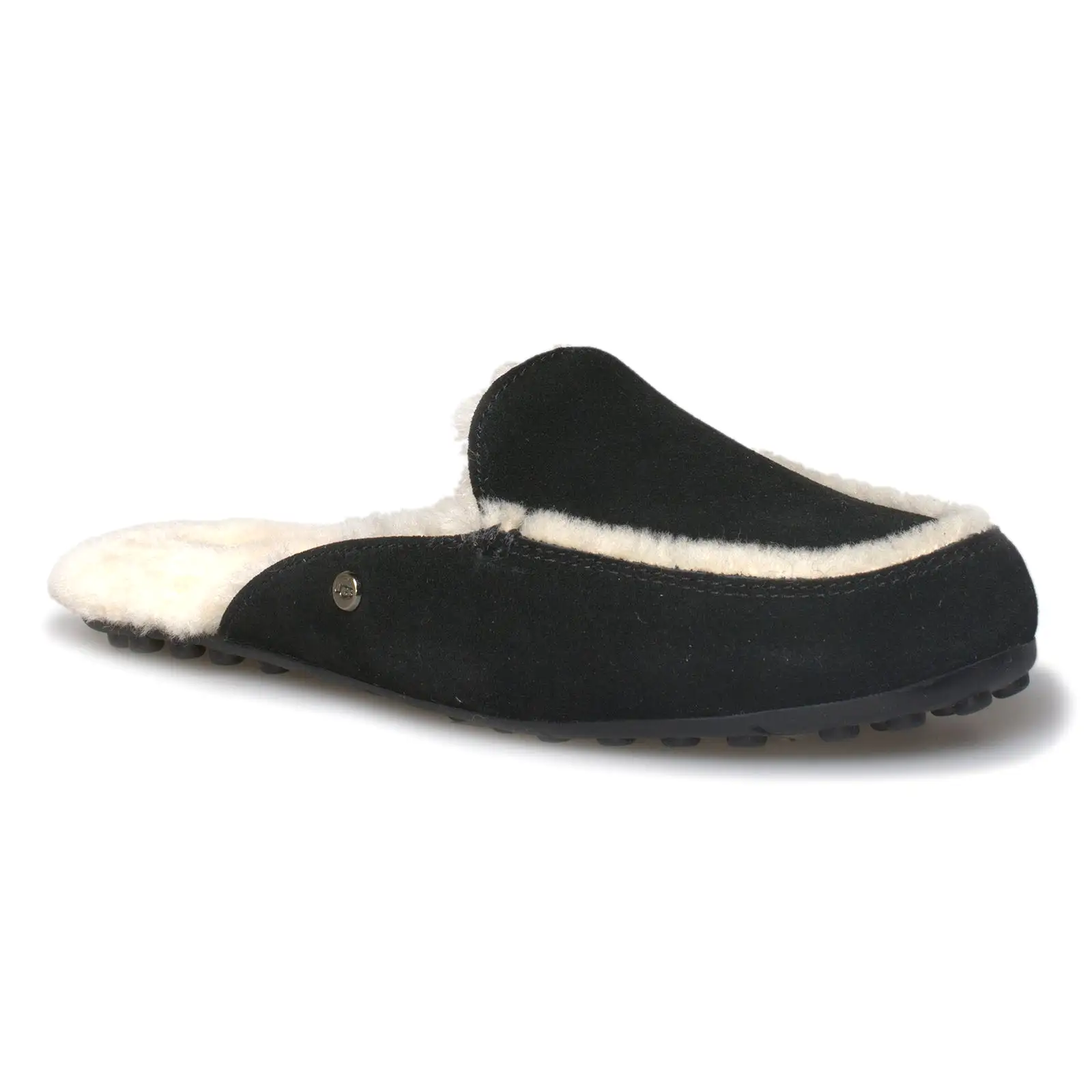 UGG Lane Black Slides - Women's