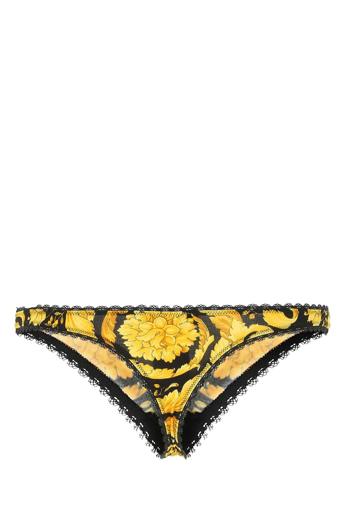 Versace Barocco Printed Thong