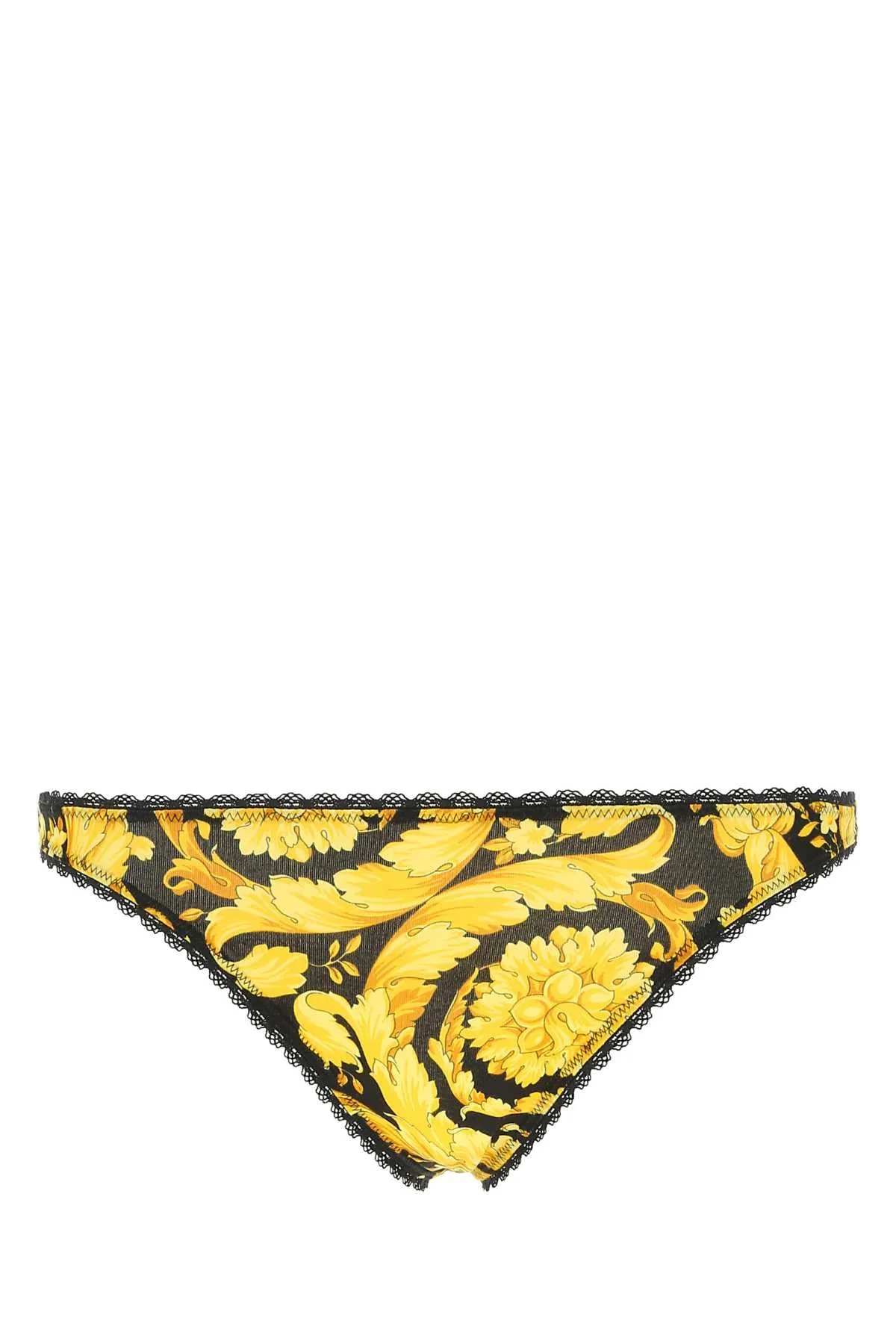 Versace Barocco Printed Thong