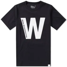 White Mountaineering Printed W TeeBlack