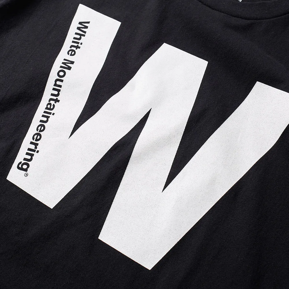 White Mountaineering Printed W TeeBlack