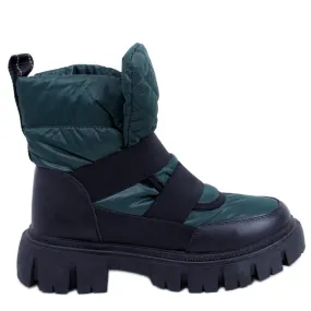 Women's Uffie Green snow boots