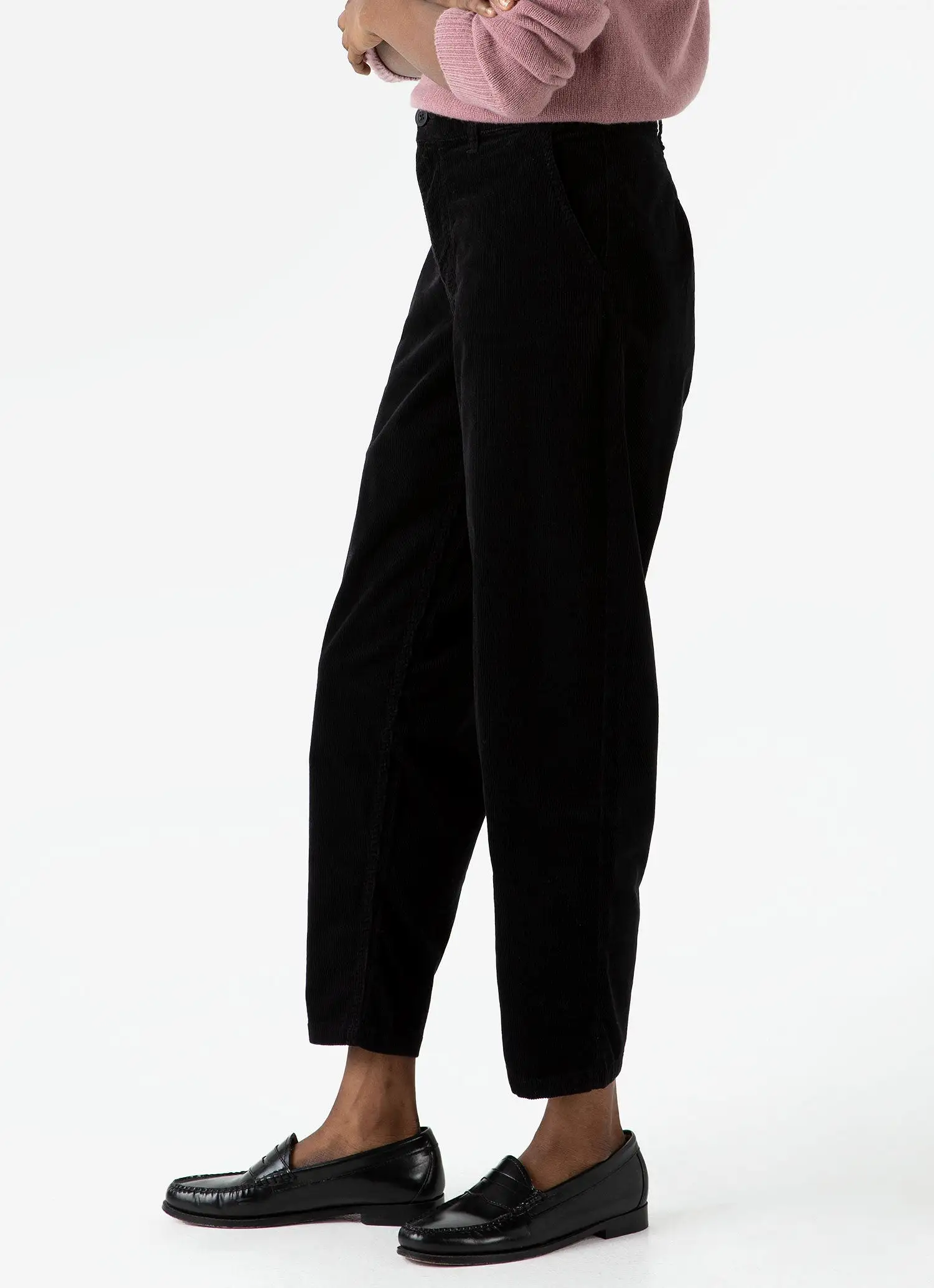 Women's Corduroy Trouser in Black