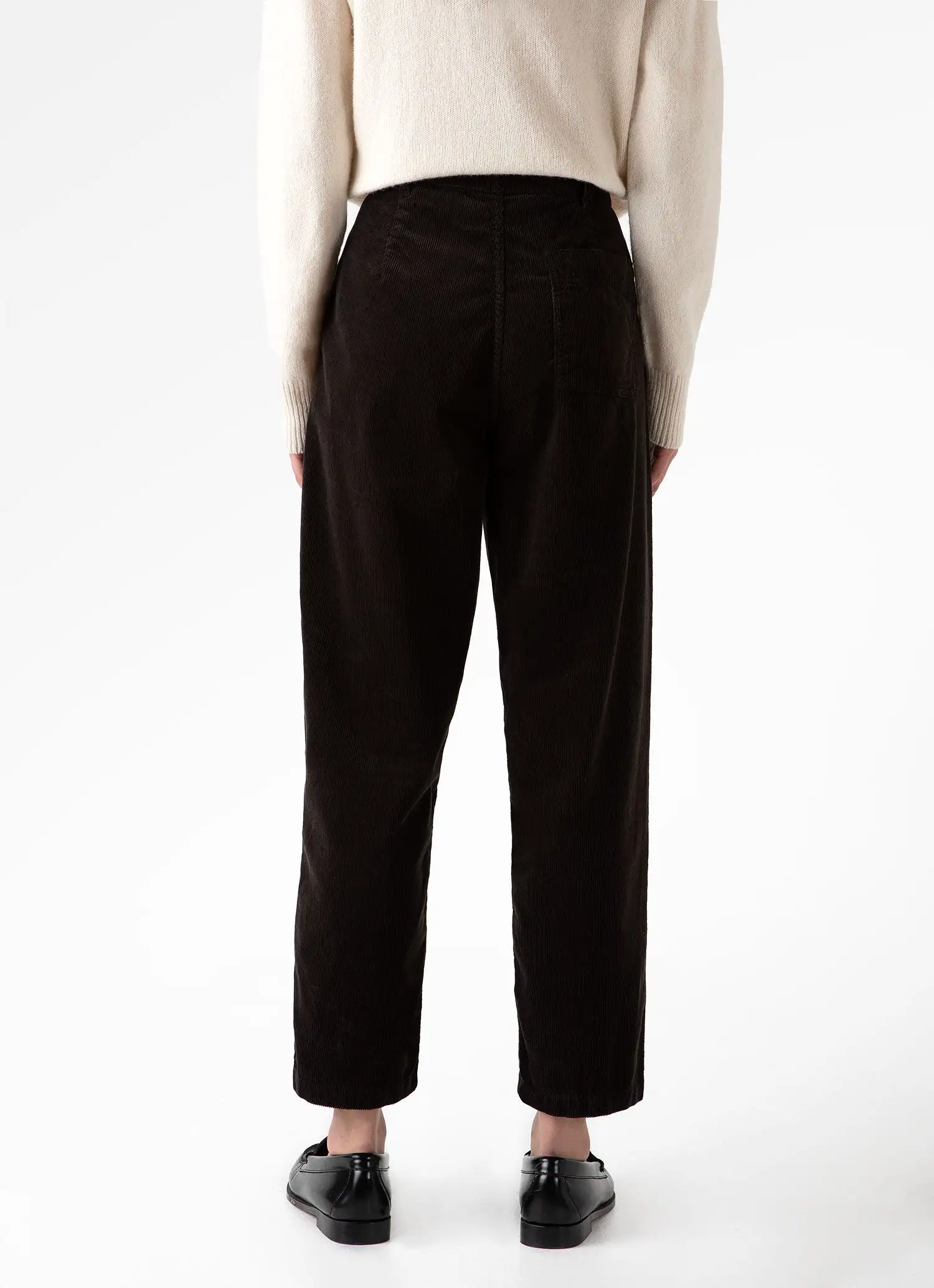 Women's Corduroy Trouser in Coffee