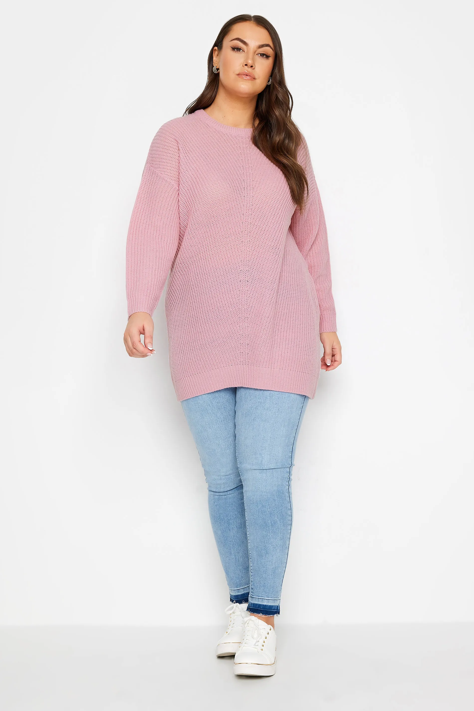 YOURS Curve Pink Essential Jumper