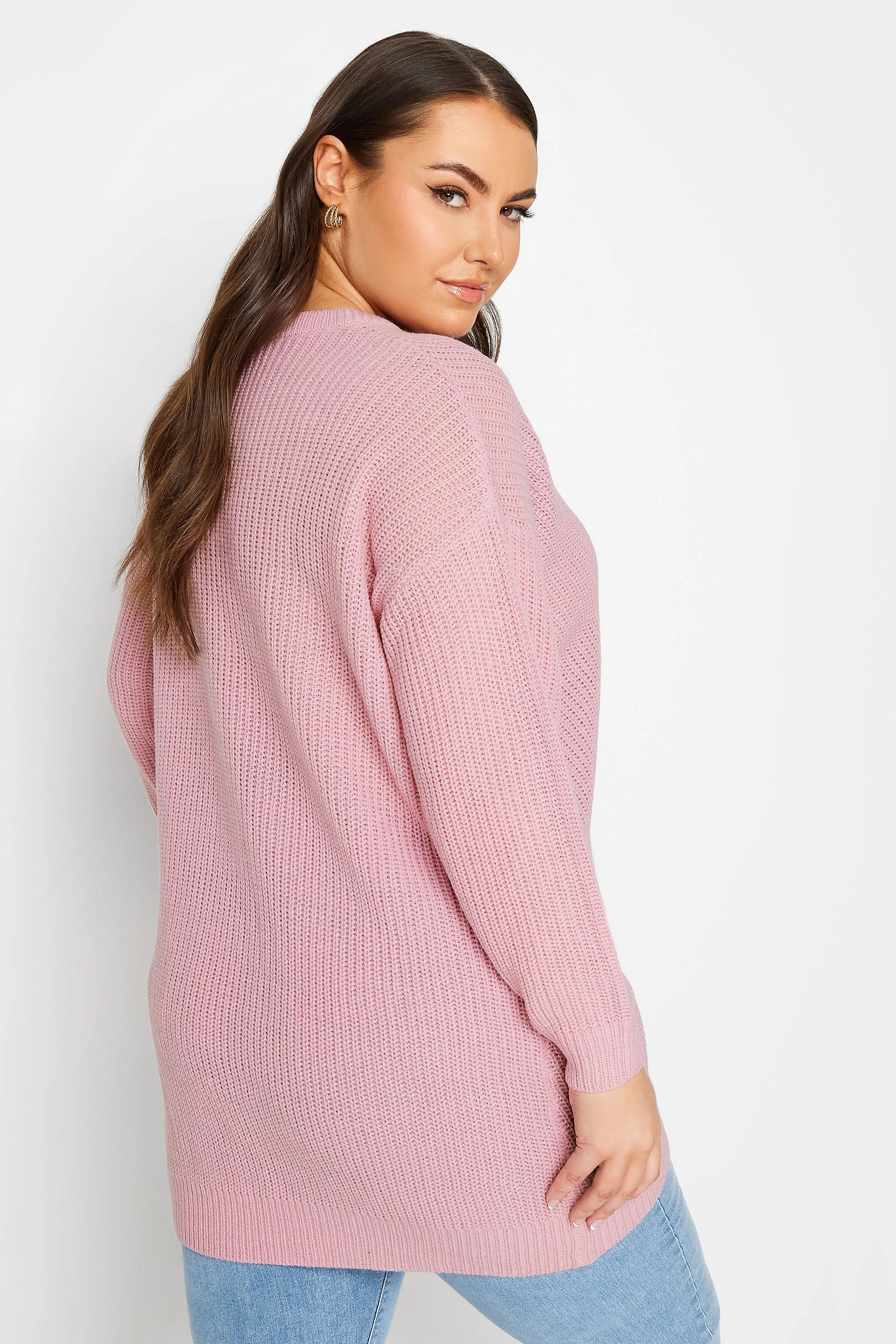 YOURS Curve Pink Essential Jumper