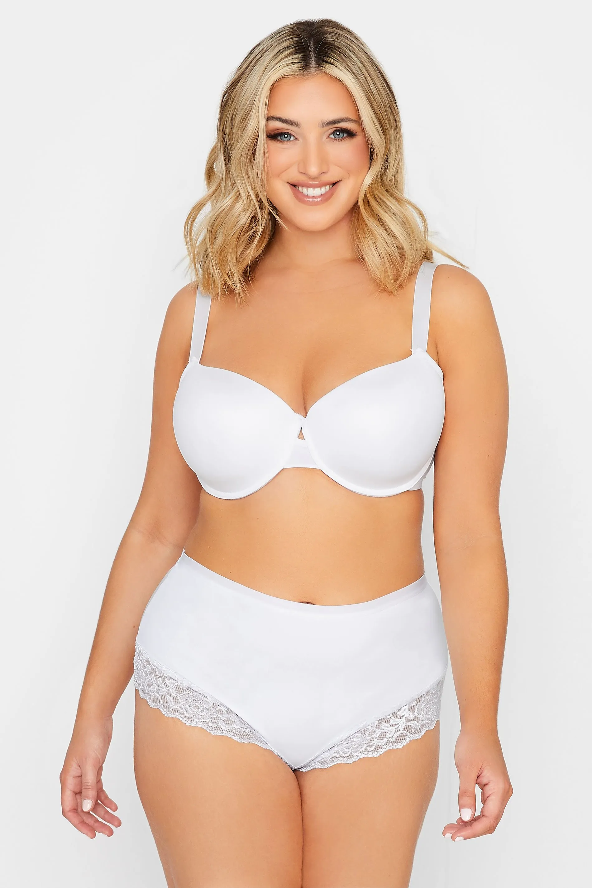 YOURS Curve White Padded T-Shirt Bra