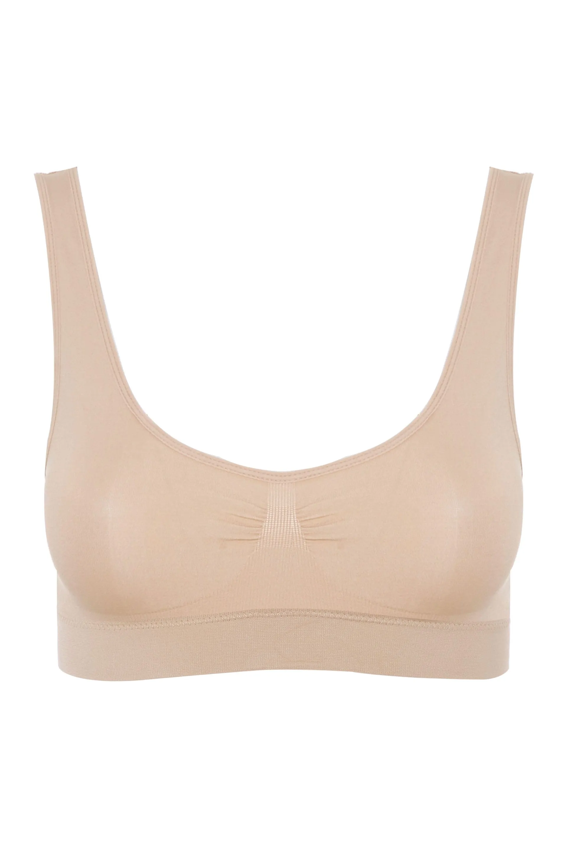 YOURS Nude Seamless Non-Padded Non-Wired Bralette